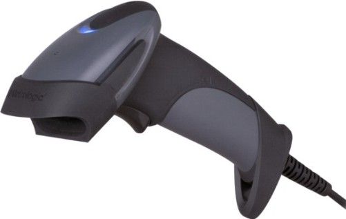 Honeywell MK9590-60A40-A12 Model MS9590 VoyagerGS 9590 Hand-Held Single-Line Laser Scanner with Gun, USB IBM/OEM Emulation, No Power Supply and No Stand, Dark Gray, 100 scan lines per second, Scan Angle Horizontal 44, Print Contrast 35% minimum reflectance difference, Pitch 68, Skew 52 (MK959060A40A12 MK959060A40-A12 MK9590-60A40A12 MK9590 60A40-A12 MS-9590 MS 9590)