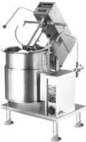 Cleveland MKET-20-T Tilting 2/3 Steam Jacketed Electric Tabletop Mixer Kettle, 50 PSI steam jacket and safety valve rating, 47 Amps, 60 Hertz, 3 Phase, 208/240 Voltage, 13.5 - 17.6 Kilowatts Wattage, 20 Gallons Capacity, 20 Gallons Capacity per Compartment, Mixer Features, Floor Model Installation, Partial Kettle Jacket, Electric Power, Tilting Style, Single Kettle, 1/2" Water Inlet Size, UPC 400010765508 (MKET-20-T MKET 20 T MKET20T) 