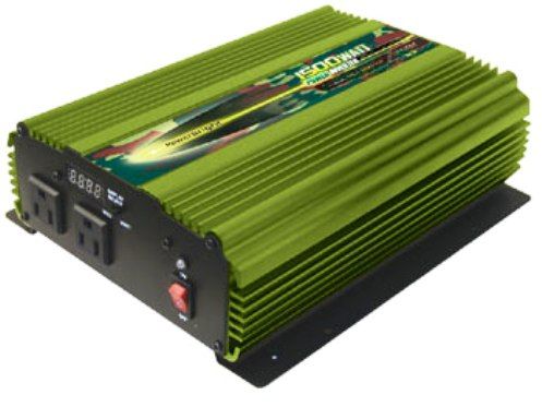 PowerBright ML1500-24 Modified Sine Wave Inverter 1500W Power 24V Includes a Volt And Watt LED Display, Anodized aluminum case, durability & maximum heat dissipation, Digital Led Display, Built-in Cooling Fan, Overload Indicator (ML150024 ML1500 24 ML-150024 ML 150024 ML1500 ML-1500 Power Bright )