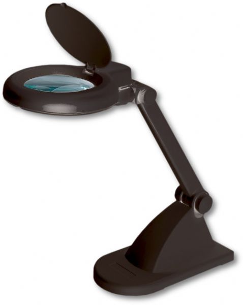 Alvin ML150-B Desktop Magnifier 1.75x Lamp, Black; 3.5