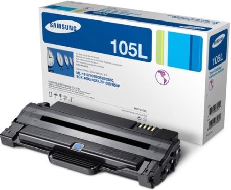 Premium Imaging Products CTMLT-D105L Black Toner Cartridge Compatible Samsung MLT-D105L For use with Samsung ML-1910, ML-1915, ML-2525, ML-2580, SCX-4600, SCX-4623, SF650 and SF-650P Printers, Up to 2500 pages at 5% Coverage (CTMLTD105L CT-MLT-D105L CTMLT D105L CT-MLTD105L MLTD105L)