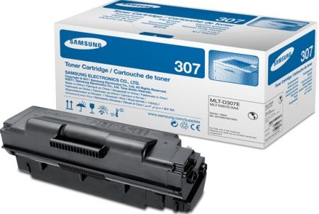 Samsung MLT-D307E High Yield Black Toner Cartridge For use with Samsung ML-4512ND, ML-5012ND and ML-5017ND Printers, Up to 20000 pages at 5% Coverage, New Genuine Original Samsung OEM Brand, UPC 635753627282 (MLTD307E MLT D307E ML-TD307E MLTD-307E)