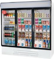 Beverage Air MMF72-5-W-LED Marketmax 3 Glass Door Merchandising Freezer with LED Lighting and Swing Doors, 15 Amps, 60 Hertz, 1 Phase, 115 Volts, Doors Access Type, 72 Cubic Feet Capacity, White Color, Bottom Mounted Compressor, Swing Door Style, Glass Door Type, 1/3 Horsepower, 3 Number of Doors, 15 Number of Shelves, 3 Sections, 61.75" H x 72" W x 28.50" D Interior Dimension, 78" H x 75" W x 33.75" D Dimension (MMF72-5-W-LED MMF72 5 W LED MMF725WLED) 