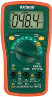 Extech MN36 Digital Mini MultiMeter, Large easy to read digital display, Measure AC and DC Voltage to 600V, DC Current function to 10A, Thermocouple Temperature measurements to 1400°F (750°C), Resistance tests with Continuity and Diode functions, Autoranging with AC Current, Capacitance and Frequency measurements, UPC 793950381366 (MN-36 MN 36) 