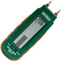 Extech MO210 Pocket Size Moisture Detector Replaced MO200, 2-in-1 Digital LCD readout and analog bargraph, Measures Wood Moisture and Building Material Moisture, Use on wall board, sheet rock, cardboard, plaster, concrete, and mortar, Self-contained, pocket sized meter with belt clip, UPC 793950472101 (MO 210 MO-210 MO21) 