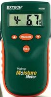 Extech MO280 Pinless Moisture Meter, Quickly indicates the moisture content of materials, Select from 10 wood types and measurement ranges, LCD displays % moisture of wood or material being tested, Measurement depth to 0.75" (22mm) below the surface, Automatic internal test and calibration, UPC 793950472804 (MO-280 MO 280) 