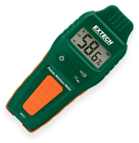  Extech MO53 Pinless Moisture Meter; Pinless moisture measurement depth to less than 0.75
