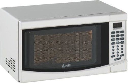 Avanti MO7191TW Electronic Microwave with Touch Pad, White, 0.7 Cu.Ft. Microwave, 700 Watts of Cooking Power, Electronic Control Panel, One Touch Cooking Programs, Speed Defrost, Cook/Defrost by Weight, Minute Timer, Turntable with Glass Tray, 10.5