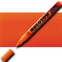 Molotow 127203 Extra Fine Tip, 2mm, Acrylic Pump Marker, Dare Orange; Premium, versatile acrylic-based hybrid paint markers that work on almost any surface for all techniques; Patented capillary system for the perfect paint flow coupled with the Flowmaster pump valve for active paint flow control makes these markers stand out against other brands; EAN 4250397600062 (MOLOTOW127203 MOLOTOW 127203 M127203 ACRYLIC PUMP MARKER ALVIN DARE ORANGE) 