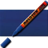 Molotow 127206 Extra Fine Tip, 2mm, Acrylic Pump Marker, True Blue; Premium, versatile acrylic-based hybrid paint markers that work on almost any surface for all techniques; Patented capillary system for the perfect paint flow coupled with the Flowmaster pump valve for active paint flow control makes these markers stand out against other brands; EAN 4250397600093 (MOLOTOW127206 MOLOTOW 127206 M127206 ACRYLIC PUMP MARKER ALVIN TRUE BLUE) 