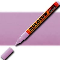 Molotow 127216 Extra Fine Tip, 2mm, Acrylic Pump Marker, Lilac Pastel; Premium, versatile acrylic-based hybrid paint markers that work on almost any surface for all techniques; Patented capillary system for the perfect paint flow coupled with the Flowmaster pump valve for active paint flow control makes these markers stand out against other brands; EAN 4250397600192 (MOLOTOW127216 MOLOTOW 127216 M127216 ACRYLIC PUMP MARKER ALVIN LILAC PASTEL) 