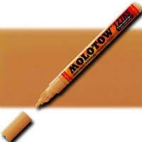 Molotow 127225 Extra Fine Tip, 2mm, Acrylic Pump Marker, Ochre Brown Light; Premium, versatile acrylic-based hybrid paint markers that work on almost any surface for all techniques; Patented capillary system for the perfect paint flow coupled with the Flowmaster pump valve for active paint flow control makes these markers stand out against other brands; EAN 4250397600284 (MOLOTOW127225 MOLOTOW 127225 M127225 ACRYLIC PUMP MARKER ALVIN OCHRE BROWN LIGHT) 