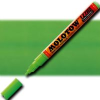 Molotow 127232 Extra Fine Tip, 2mm, Acrylic Pump Marker, Neon Green Fluorescent; Premium, versatile acrylic-based hybrid paint markers that work on almost any surface for all techniques; Patented capillary system for the perfect paint flow coupled with the Flowmaster pump valve for active paint flow control makes these markers stand out against other brands; EAN 4250397600352 (MOLOTOW127232 MOLOTOW 127232 M127232 ACRYLIC PUMP MARKER ALVIN NEON GREEN FLUORESCENT) 