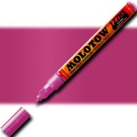 Molotow 127503 Crossover Tip Acrylic Pump Marker, 1.5mm, Metallic Pink; Premium, versatile acrylic-based hybrid paint markers that work on almost any surface for all techniques; Patented capillary system for the perfect paint flow coupled with the Flowmaster pump valve for active paint flow control makes these markers stand out against other brands; EAN 4250397610283 (MOLOTOW127503 MOLOTOW 127503 M127503 ACRYLIC MARKER 1.5mm METALLIC PINK) 