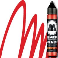 Molotow 693013 Acrylic Marker Refill, 30ml, Traffic Red; Premium, versatile acrylic-based hybrid paint markers that work on almost any surface for all techniques; Patented capillary system for the perfect paint flow coupled with the Flowmaster pump valve for active paint flow control makes these markers stand out against other brands; All markers have refillable tanks with mixing balls; EAN 4250397601670 (MOLOTOW693013 MOLOTOW 693013 ACRYLIC MARKER 30ML TRAFFIC RED) 
