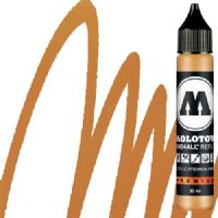 Molotow 693208 Acrylic Marker Refill, 30ml, Ochre Brown Light; Premium, versatile acrylic-based hybrid paint markers that work on almost any surface for all techniques; Patented capillary system for the perfect paint flow coupled with the Flowmaster pump valve for active paint flow control makes these markers stand out against other brands; All markers have refillable tanks with mixing balls; EAN 4250397601922 (MOLOTOW693208 MOLOTOW 693208 ACRYLIC MARKER 30ML OCHRE BROWN LIGHT) 