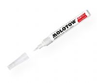 MOLOTOW M211012 Empty Chisel Marker; Mix colors from Molotow refills then fill into these for custom marker colors; Adding water creates transparent effects; Shipping Weight 0.04 lb; Shipping Dimensions 6.25 x 0.6 x 0.6 in; EAN 4250397611259 (MOLOTOWM211012 MOLOTOW-M211012 DRAWING MARKER) 