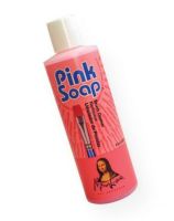 Mona Lisa PS08 Pink Soap Brush Cleaner 8oz; Ideal brush cleaner preserves and conditions brushes while cleaning them of oil, acrylic, and watercolor paint; Contains NO chlorides, alkalis, phosphates, solvents, or alcohol; New improved formula has a pleasant aroma; Shipping Weight 0.6 lb; Shipping Dimensions 2.00 x 2.00 x 6.75 in; UPC 081093032659 (MONALISAPS08 MONALISA-PS08 MONALISA/PS08 ARTWORK) 