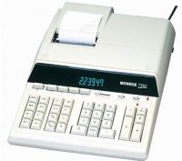 Monroe 7150 Desktop 14 Digit Print & Display Calculator, Fast 5.0 lines per second print speed; Large, bright, easy to read display, Automatic tax increase-decrease, Paper Saver Mode (MONROE7150 MONROE-7150 7150) 
