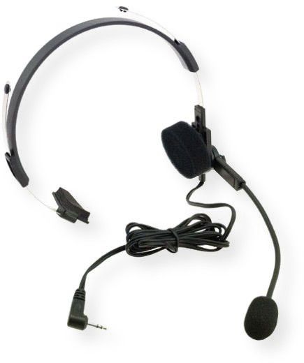 Motorola Model 53725 Headset with Microphone (VOX or PTT) for SLK and GT series; Headset with Microphone; VOX or PTT; For SLK and GT series Motorola CB Radios; UPC 723755537248 (53725 HEADSET MIC SLK GT SERIES MOTOROLA 53725 MOTOROLA-53725 MOTOROLA53725)
