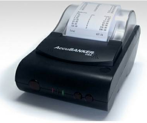 AccuBANKER MP10 Thermal Printer, This compact printer is connected to the counter thereby maintaining AccuBANKER quickly and safely a report of cash money, Compatible with the unit: D580 (ACCUBANKERMP10 MP10 MP-10)