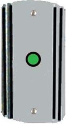 ALARM CONTROLS MP29L LARGE 1/2 inches GREEN LED, 12/24 VDC, CHROME PLATED BRASS MINI-PLATE PLATE (DAT.MP29L)