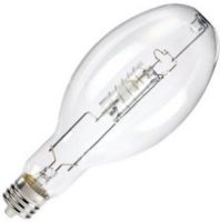 Eiko MP400/BU/P model 06276 Metal Halide Light Bulb, 400 Watts, Clear Coating, 11.73/296 MOL in/mm, 20000 Avg Life, ED-37 Bulb, 41000 Approx Initial Lumens, 28000 Approx Mean Lumens, EX39 Mogul Screw with Long Prong Base, 4000 Color Temperature Degrees of Kelvin, Pulse Start & UV Shielded Special Description, 7.17/182 LCL in/mm, 65 CRI, UPC 031293062765 (06276 MP400BUP MP400-BU-P MP400 BU P EIKO06276 EIKO-06276 EIKO 06276) 