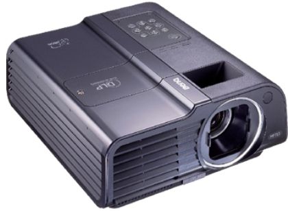 BenQ MP723 DLP Projector, 3300 ANSI lumens Image Brightness, 2000:1 Image Contrast Ratio, 2 ft - 18 ft Image Size, 1280 x 768 Native Resolution, 4:3 Native Aspect Ratio, 280 Watt Lamp Type, 3000 hours Typical Lamp Life Cycle, 4000 hours Economic mode Lamp Life Cycle, F/2.4-2.48 Lens Aperture, Manual Zoom Type, 1.1x Zoom Factor, Mono Sound Output Mode, 2 Watt Output Power / Channel, Integrated Speakers (MP-723 MP 723)