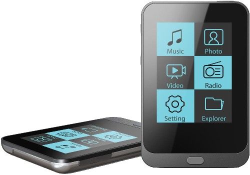 Coby MP820-8G-BLK Model MP820 Video MP4 Player with 8GB Memory, Black, Enjoy video, music, photos and text on the large 1.8