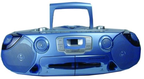 Hamilton MPC-6060A Boom Box MPC CD and Dual Cassette, Fully programmable 20 track CD player with repeat play and search, Dual Cassette, Records from CD, radio, cassette or built-in microphone (MPC6060A MPC 6060A)