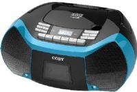 Coby MPCD101BL Cassette Radio Player/Recorder with MP3, Black/Blue; CD player with MP3 support as well as an AM/FM radio with analog tuning; Includes auto stop and recording capabilities; 6 key auto stop cassette recorder; Plug in your mp3 player, smartphone, or other audio device to the 3.5mm AUX input; Include a high contrast LCD, stereo speakers, and a convenient carry handle; UPC 812180025656 (MPCD-101BL MPCD 101BL MPCD101B MPCD101) 