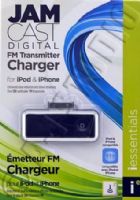 iEssentials MP-HFM JamCast Digital FM Transmitter for iPod & iPhone, FM Transmitter/Charger, Digital FM Tuner, Enhanced noice reduction, Over 200 switchable FM frequencies, Charges while playing music through the FM stereo (MPHFM MPH-FM MPHF-M MP HFM) 