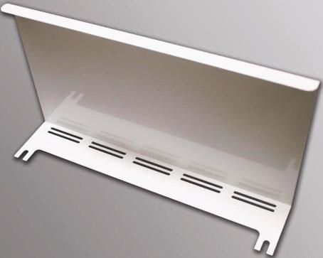 Magnum Energy MP-HOOD Panel Hood Only, Powder coat white finish, 16 gauge steel material, Designed to prevent objects from falling inside the top vents of the inverter, which can cause damage inside the inverter (MPHOOD MP HOOD) 