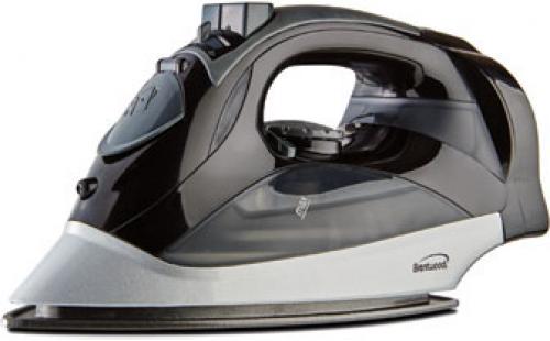 Brentwood Appliances MPI-59BK Steam Iron With Retractable Cord Black; Non Stick Soleplate; Dry, Steam and Spray Function; Temperature Control; Vertical Steam; Retractable Cord; 1200 Watts - 120V/60Hz; Approval Code: cETL; Item Weight: 3 lbs; Item Dimension (LxWxH): 13.4 x 6.2 x 5.4; Colored Box Dimension: 13.5 x 6.5 x 5.5; Case Pack: 6; Case Pack Weight: 20; Case Pack Dimension: 17.5 x 13.98 x 13.07; Availability: Please Call or Email Us for Details (MPI59BK MPI-59BK MPI-59BK)