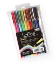 Marvy MR4300-10F LePen Fineline Markers Neon Mix; MARVY LePen Fineline Markers sleek and stylish slim barrel has a smooth writing 7 mm microfine plastic point; Lengthy write-out in vibrant dye-based ink colors; Acid-free and non-toxic; 10 Markers; Shipping Weight 0.02 lb; Shipping Dimensions 0.75 x 0.75 x 5.75 in; UPC 028617437811 (MARVYMR430010F MARVY-MR430010F LEPEN-MR4300-10F MARVY-MR4300-10F MR430010F MARKER ARTWORK) 