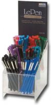Marvy MR4300-S12D LePen, Fineline Marker 144-Piece Display; Sleek and stylish slim barrel has a smooth writing .7mm microfine plastic point; Lengthy write-out in vibrant colors; Acid-free and non-toxic; Water-based dye ink; 12 each of 9 colors and 36 black; Dimensions 6" x 8" x 14"; Weight 6.50 Lbs; UPC 028617943008 (MARVYMR4300S12D MARVY MR4300S12D MR4300 S12D MARVY-MR4300S12D MR4300-S12D) 