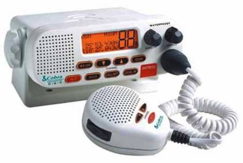 Cobra MR F55 Dual Power VHF Marine Transceivers w/DSC Call Waiting, Channel Spacing 25 kHz, Modulation 5 kHz Max., Input Voltage 13.8 VDC, Current Drain 200 mA, Stand-by 300 mA (MRF55 MRF-55 MRF 55)