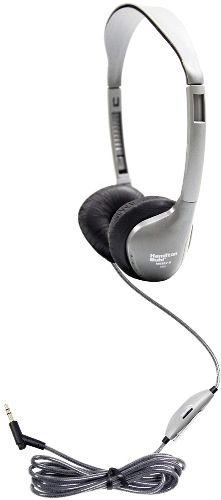 HamiltonBuhl MS2LV SchoolMate Personal Stereo Headphone with In-line Volume Control; Personal, on-ear Design; Leatherette, replaceable Cushions; 3.5 mm stereo Plug; 5' Dura-Cord chew-resistant, PVC-jacketed, braided nylon; 40mm Speaker drivers; Frequency response 20Hz -20KHz; Impedance 32 ohms; Sensitivity 100dB; UPC 681181120246 (HAMILTONBUHLMS2LV MS-2LV MS 2LV)