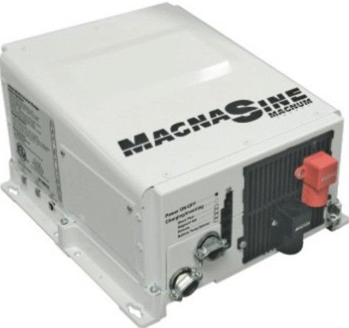 Magnum Energy MS4124PE MS-PE Series Pure Sine Wave Inverter/Charger, Parallel Stacking, Power Factor Corrected PFC Charger, 18-34 VDC Input Battery Voltage Range, 230VAC Nominal AC Output Voltage, 50 Hz Output Frequency, Less than 5% Total Harmonic Distortion THD, 65 amps AC 1 msec surge current, 30 amps AC 100 msec surge current (MS-4124PE MS 4124PE MS4124-PE MS4124 PE)