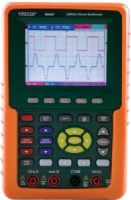 Extech MS420 Dual-Channel Digital Oscilloscope, 20MHz bandwidth, Auto-set function optimizes the position, range, timebase, and triggering to assure a stable display of waveforms, Peak Detect function for 50ns glitch capture, XY Mode and FFT function to view component frequencies, Store and recall up to 4 waveform screens and setups, UPC 793950394205 (MS-420 MS 420) 