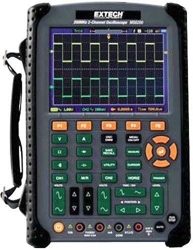 Extech MS6100 Two-Channel 100MHz Digital Oscilloscope; 5.6
