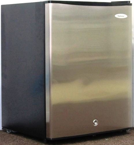 Multistar MS70SS Compact & Slim Refrigerator, 220-240V 50-60Hz, 2.5 cu.ft. or 70 Liter Capacity, Energy class A/B, Input Power 75W, Environment-friendly technology, Refrigerant R600a (18g), Professional and energy saving, Reversible door-left or right swing, Separate chiller compartment, High Quality 304 Stainless Steel Door with Black Cabinet (MS-70SS MS 70SS MS70-SS MS70S MS70)
