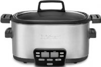 Cuisinart MSC-600 3-in-1 Cook Central; 3 fully programmable cooking functions Slow Cook on high, low, simmer or warm for up to 24 hours; Includes automatic Keep Warm feature; Brown/Saut with temperatures up to 400°; Steam for up to 90 minutes; One touch switches modes when recipe calls for combination cooking; UPC 086279046543 (MSC600 MSC 600 MS-C600) 