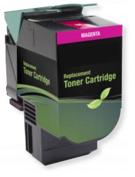 MSE Model MSE022480316 Remanufactured High-Yield Magenta Toner Cartridge To Replace Lexmark 80C1HM0; Yields 3000 Prints at 5 Percent Coverage; UPC 683014205397 (MSE MSE022480316 MSE 022480316 MSE-022480316 80C 1HM0 80C-1HM0)