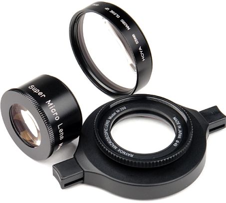 Raynox MSN-505 Super Macro Conversion Lens, 32-Diopter Magnification, Image size 1.4mm width, 3G/4E Optical coated glass elements, Effective zooming without vignetting 18x - 20x zoom, Mounting thread 37mm, Lens caps, Lens case, Universal adapter UAC3500 (MSN505 MSN 505)