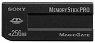Sony MSX-256S 256MB Memory Stick PRO Media, 256 MB maximum storage capacity with 220 MB available, Minimum write speeds of 15 Mbps on Memory Stick PRO enabled devices optimized with 4-pin parallel inteface (MSX 256S, MSX256S, MSX-256) 