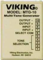 Viking Electronics MTG-10 Generate Multiple Tones for Any Paging System, Input Impedance 600 ohms, Output Capable of driving 600 to 100K ohms impedance, Maximum Output Level +5dbm into 600 ohms, 10 position cage clamp terminal strip connection, Siren, Interrupted 784Hz Tone, Door Chime (Ding-Dong), Warble (Electronic Ring), Double Gong, UPC 615687221589 (MTG10 MTG 10 MT-G10) 