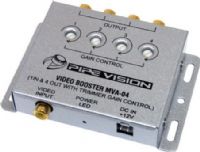 Audiopipe MVA-04 Multi Video Booster Amplifier, 1 in and 4 out with trimmer gain control (MVA04 MVA 04 MV-A04 Audio Pipe) 