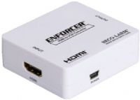 Seco-Larm MVA-HV01Q ENFORCER HDMI to VGA & Stereo Converter, Converts HDMI to VGA+Audio, Supports input resolutions up to 1920x1080, Supports up to 1920x1080 on VGA output, Video Input Signal 0.5~1.0 Vp-p, DDC Input Signal 5Vp-p, Vertical Frequency 50/60Hz, Video Amplifier Bandwidth 1.65Gpbs/165MHz, Stereo audio output (MVAHV01Q MVA HV01Q)  