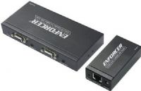 Seco-Larm MVD-V1501-1Q ENFORCER Active VGA Extender over Cat5e/6 with Audio and 1-in 5-Out; Transmits VGA signals from personal computers, DVRs, video splitters, to CRT or LCD monitors or VGA projectors; Local output allows for playback at a local station as well as remote stations; UPC 676544010401 (MVDV15011Q MVDV1501-1Q MVD-V15011Q)  